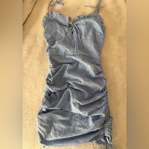NWT Light Blue Eyelet Dress